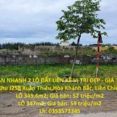 BÁN NHANH 2 LÔ ĐẤT LIỀN KỀ VỊ TRÍ ĐẸP - GIÁ TỐT Khu J258 Xuân Thiều,Hòa Khánh Bắc, Liên Chiểu